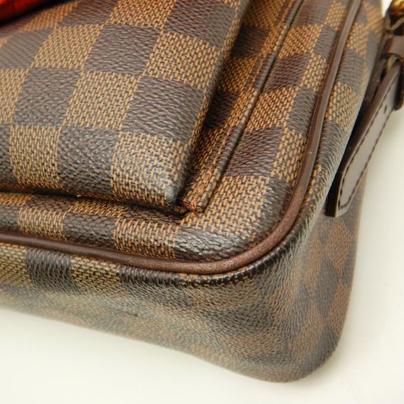 Louis Vuitton Damier Ravello GM Ebene Handbag Shoulder Bag Brown - Picture 7 of 8